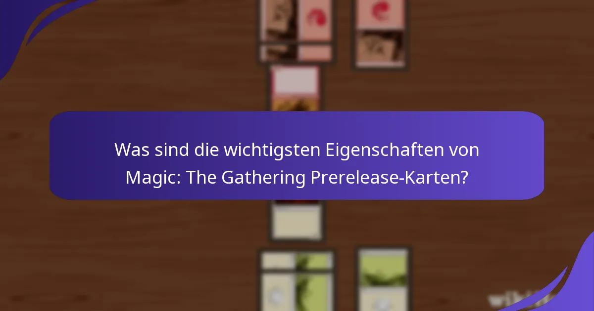 Wie schneiden Prerelease-Karten im Gameplay ab?
