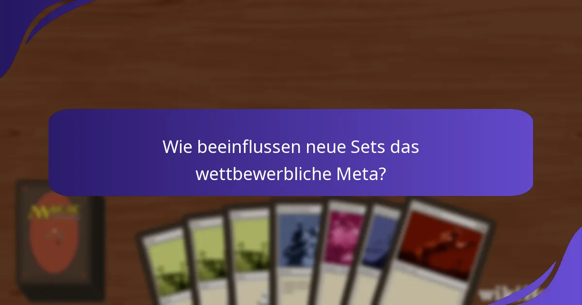 Wie bewertet man die Kartenstärken über Sets hinweg?