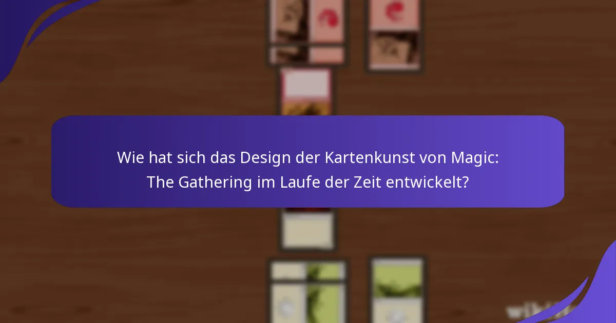 Was sind die gemeinsamen Themen in der Kartenkunst von Magic: The Gathering?